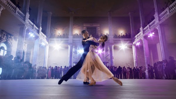 Dancers performing together
